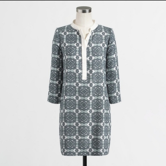 J. Crew Dresses & Skirts - J. Crew medallion print shift shirt dress